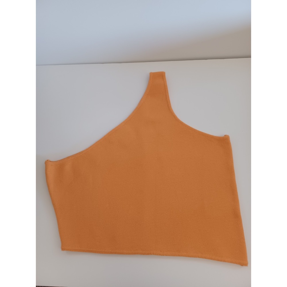 House of Harlow 1960‎ One Shoulder Tank Top Orange Sz Med